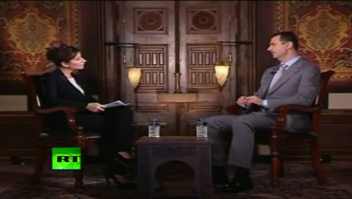 Скриншот 1 Эксклюзивное интервью Башара Асада RT