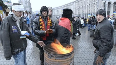 Постер На Майдане - адский пламень