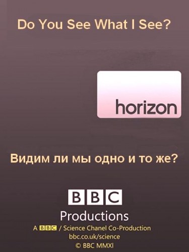 Постер BBC Horizon: Видим ли мы одно и то же?